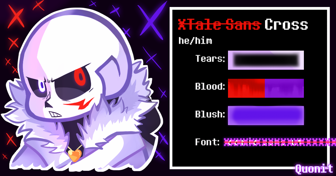 Underverse / XTale Cross Sans Dakimakura