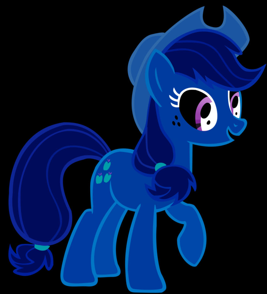 Mlp Applejack Color Inverted Inverted Series: Applejack by UnicornButtCupcake on DeviantArt