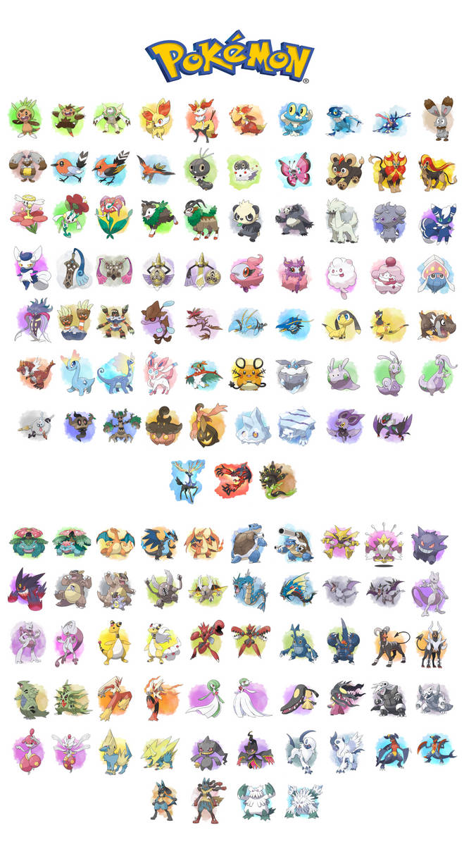 All Generation 6 Official Pokemon Art By Rutger1990 On DeviantArt all-generation-6-official-pokemon-art-by-rutger1990-on-deviantart