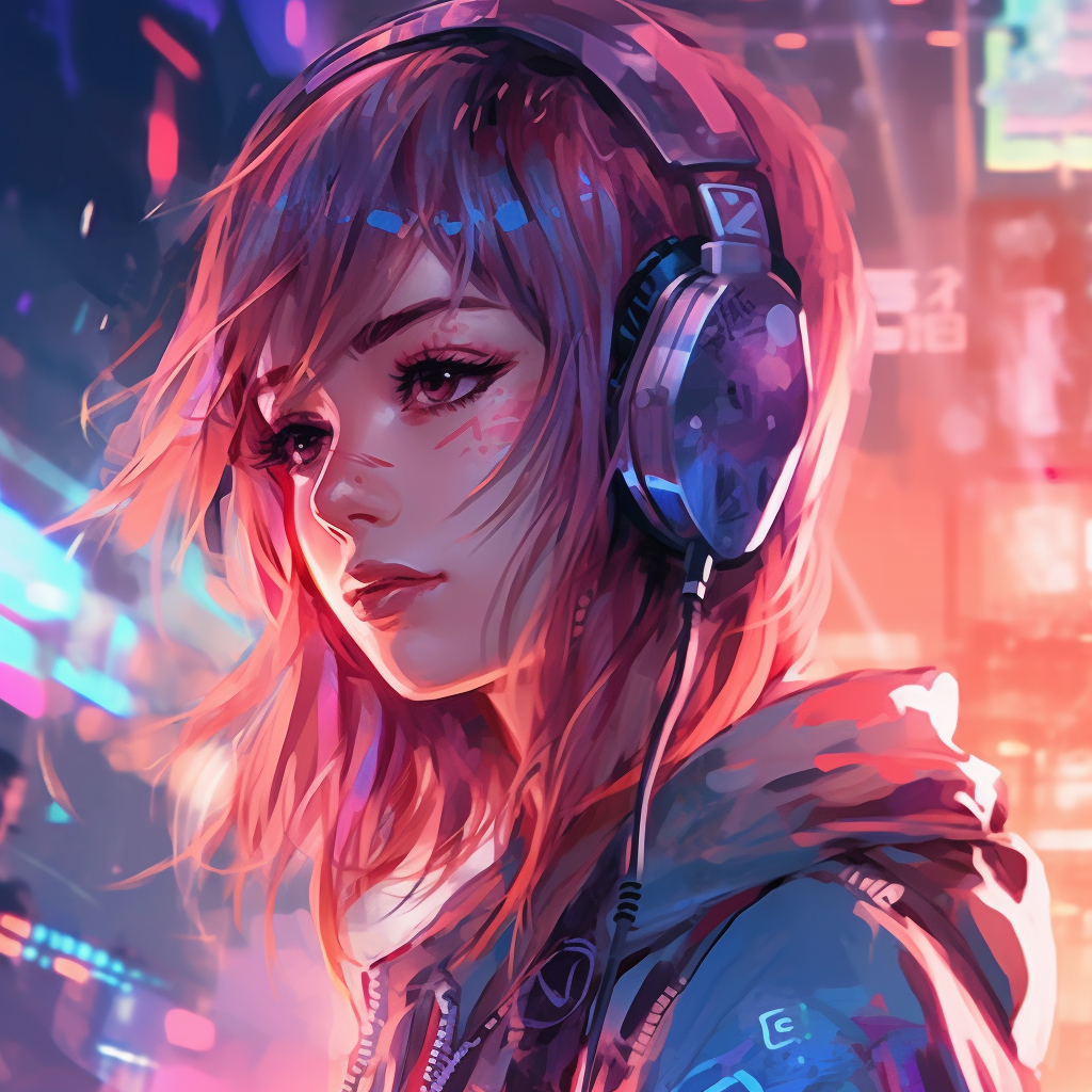 Generate a visually captivating cyberpunk wallpaper showcasing a