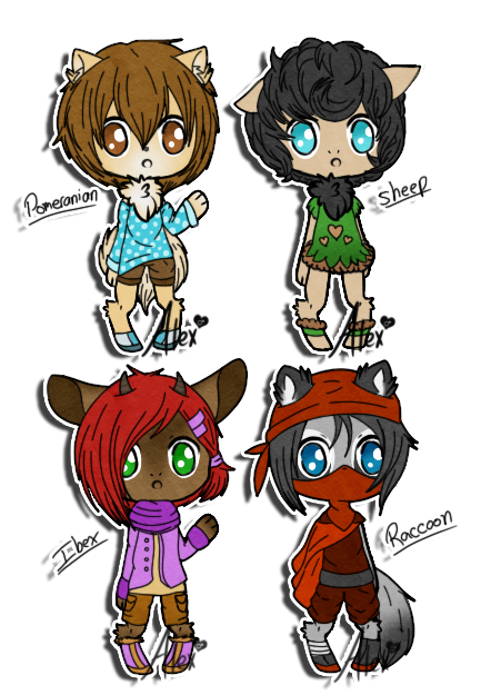 Chibi Anthros: SOLD