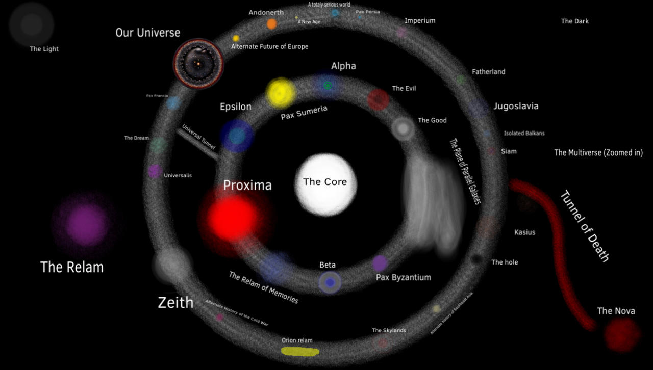 The multiverse (zoomed in) by imsonicnoob on DeviantArt