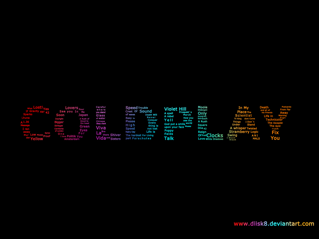 Coldplay Color by DiiSk8 on DeviantArt