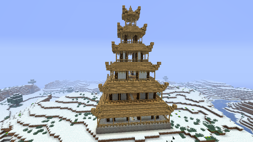 minecraft pagoda by blehz-queest on DeviantArt