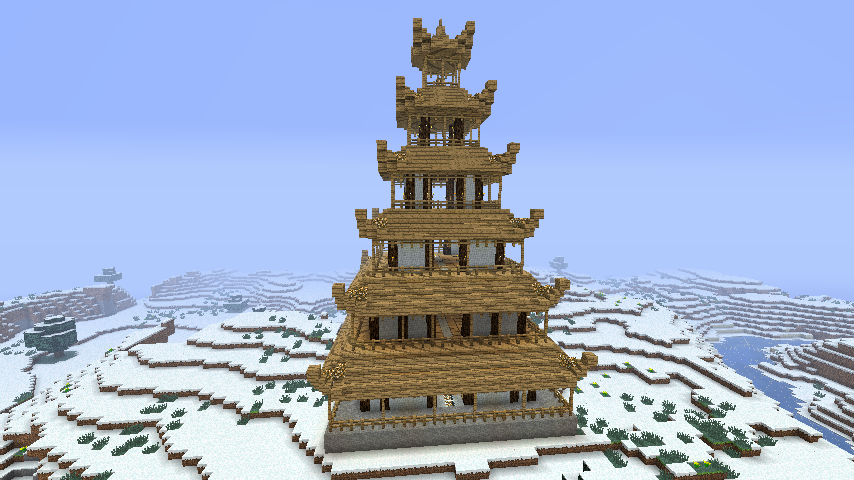 Minecraft pagoda ^^  Minecraft, Minecraft blueprints, Minecraft  architecture