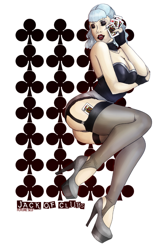 Gaia- Jack of Clubs Pinup