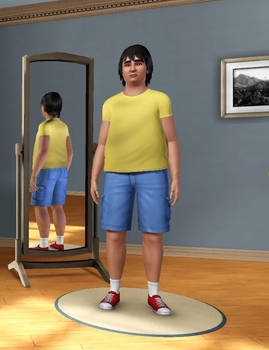 Gene Belcher in Sims 3