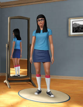 Tina Belcher in Sims 3