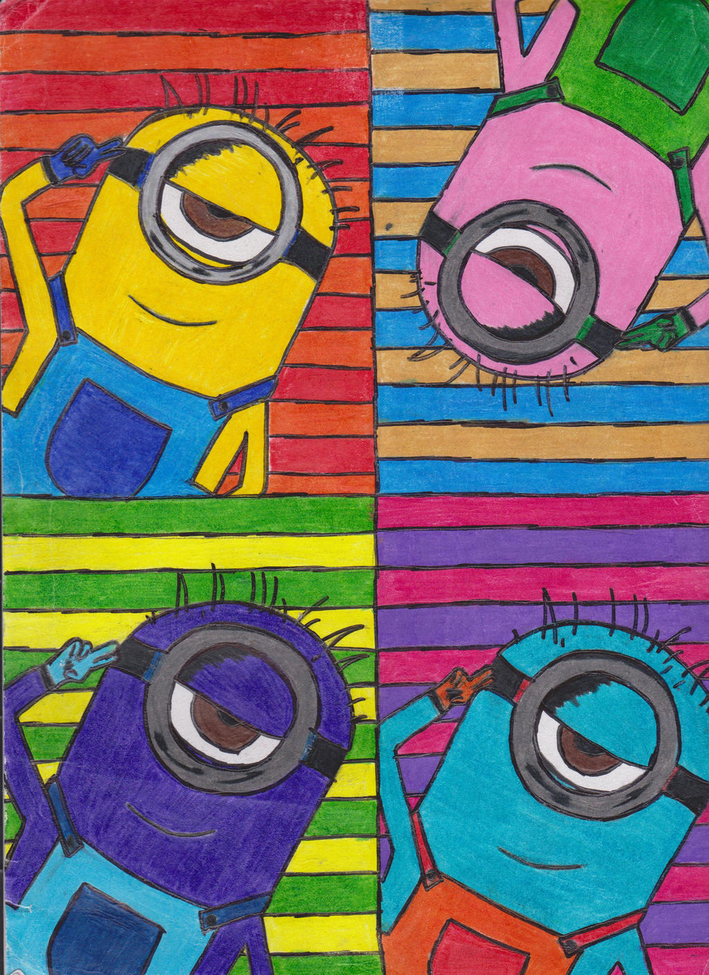 Minions colors by bluebanana00 on DeviantArt