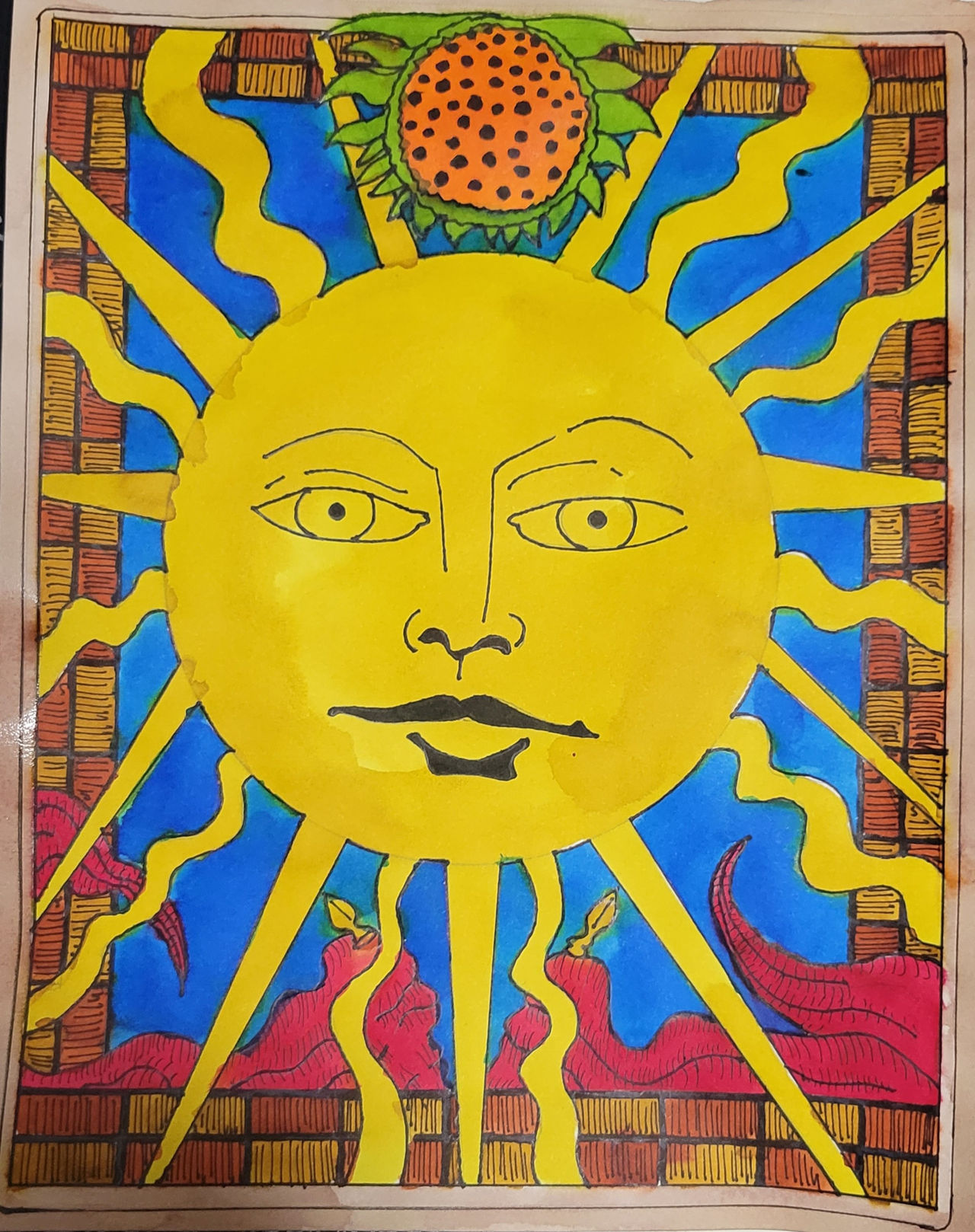 The Sun by NibsAndBristles on DeviantArt