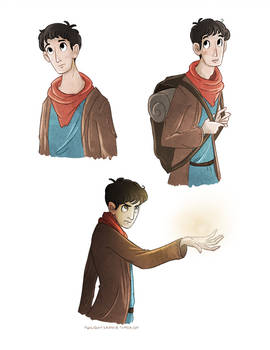Merlin doodles