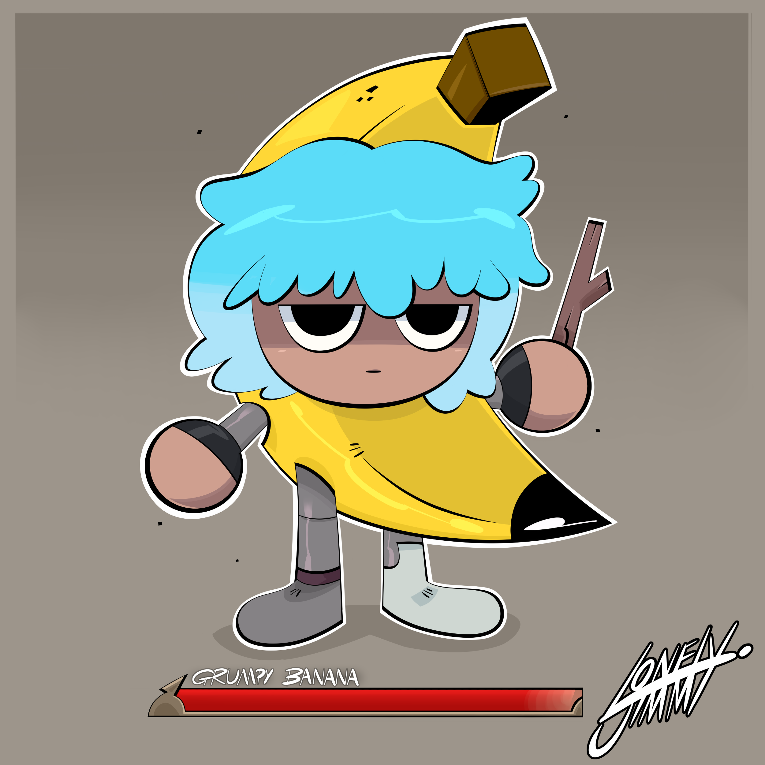 -Grumpy Banana- by LonelyJimmy on DeviantArt