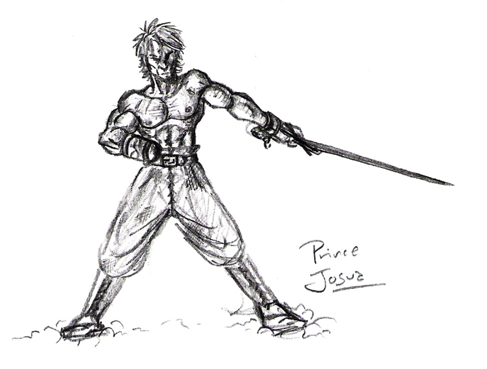 Prince Josua Lackhand - Prelim by Tensen01