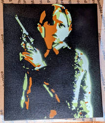 Rule Of Rose Spray Paint Art Piece  by Elvisfox71125