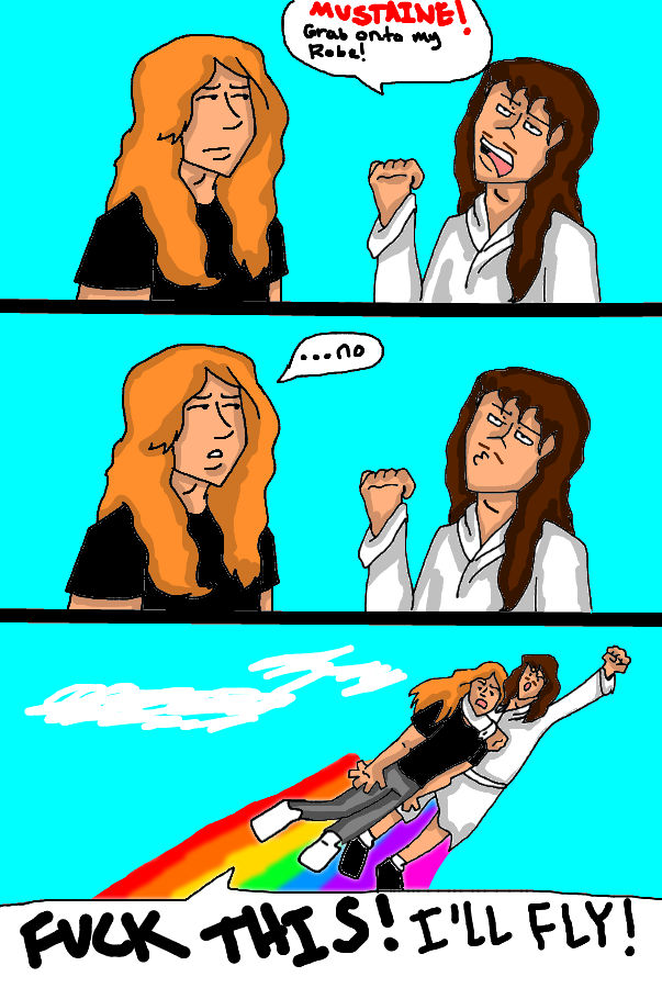 MUSTAINE GRAB ONTO MY ROBE by TinyVernon on DeviantArt