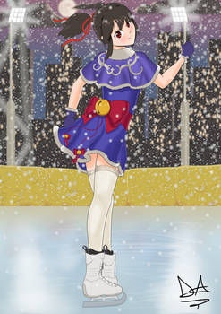 Ice skating