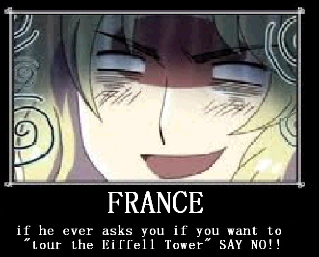 Hetalia Eiffel Tower Demotivational