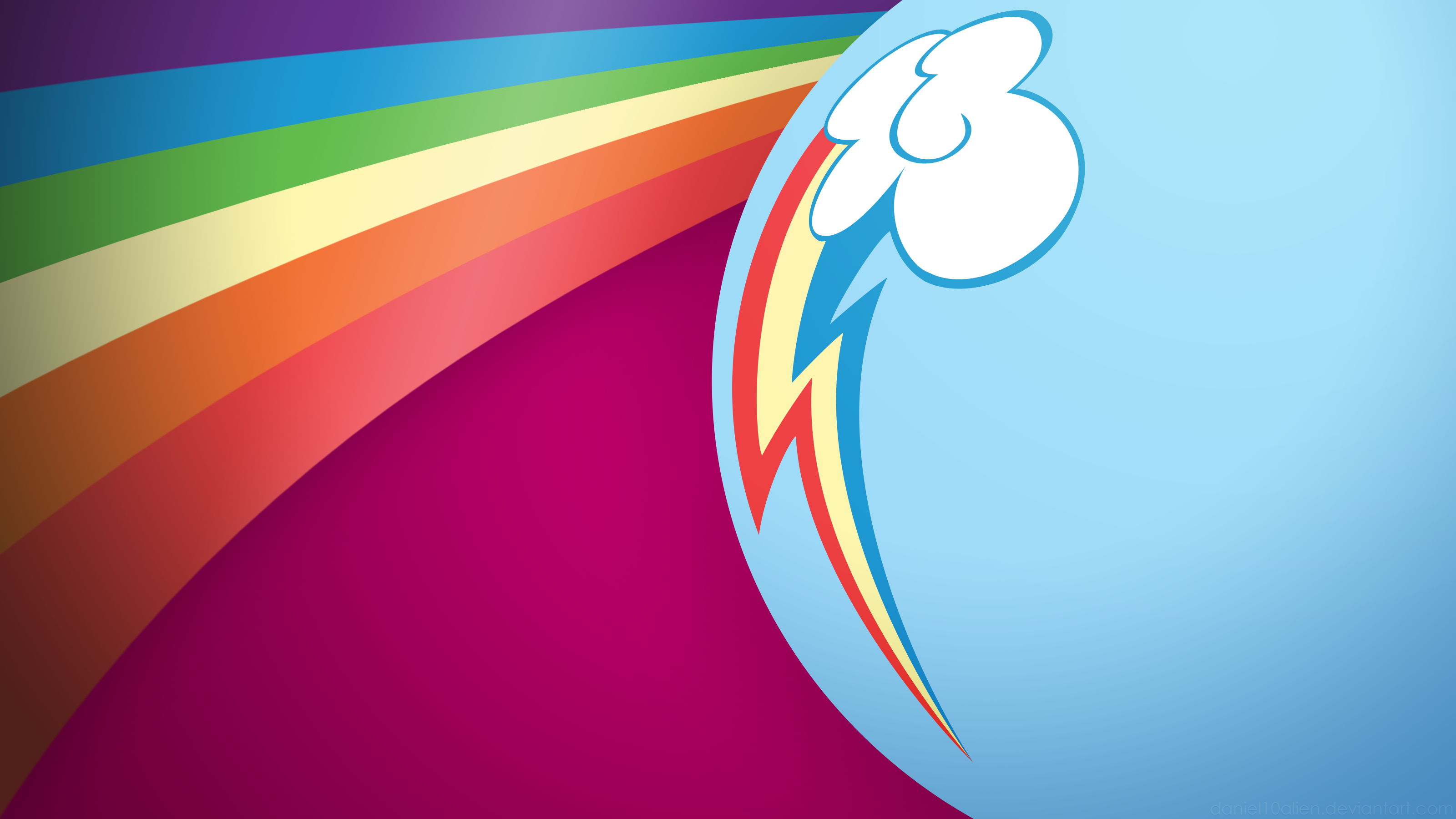 My Little Pony Wallpaper Rainbow Butt By Daniel1