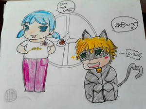 Cookies pt.1 ( MariChat - Miraculuos LadyBug)