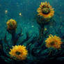 Cosmic Sunflowers Floating in the Ocean of Space