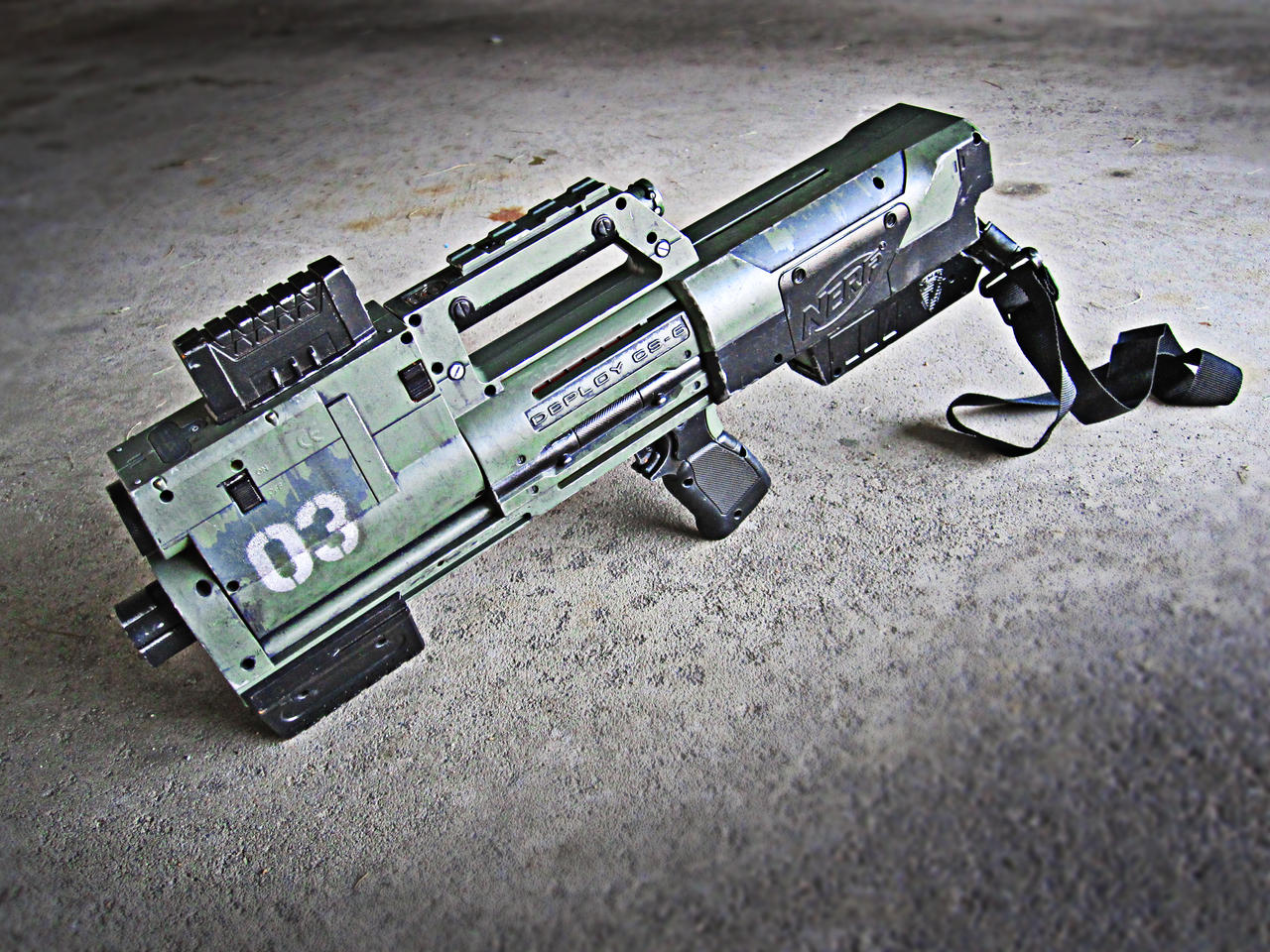 Nerf Deploy Pulse Rifle Mod