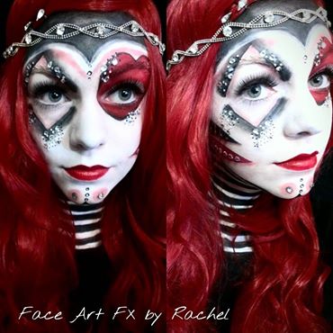 Queen Of Hearts Makeup Face Paint