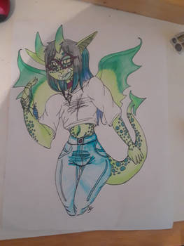 green dracos goblin adoptable(open)