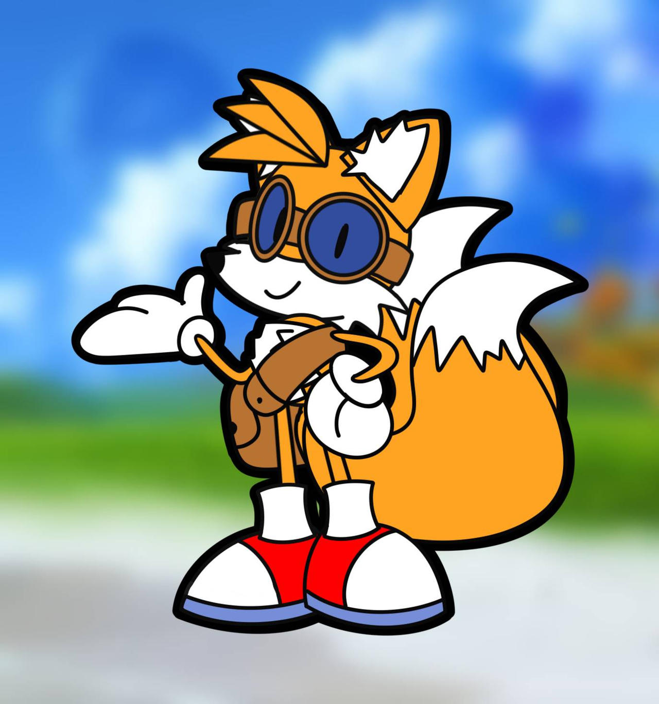 Tails Redraw by PadlockPixYT on DeviantArt
