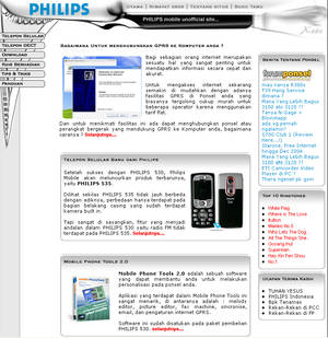 Philips Mobile Fans site