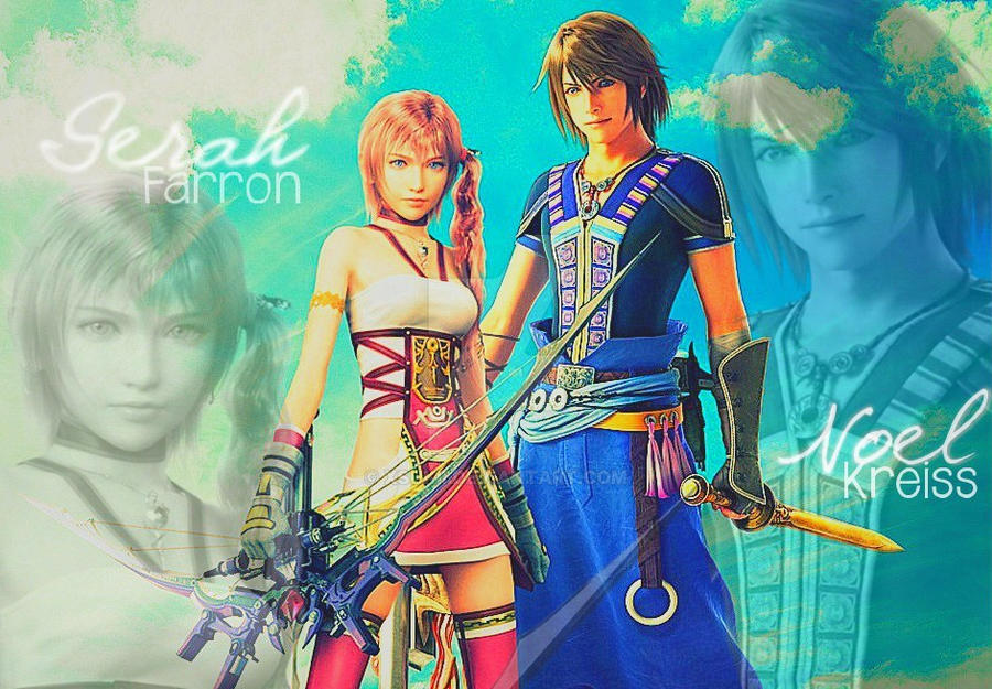 Final Fantasy Xiii 2 Serah And Noel Wallpaper By Xsukii On Deviantart