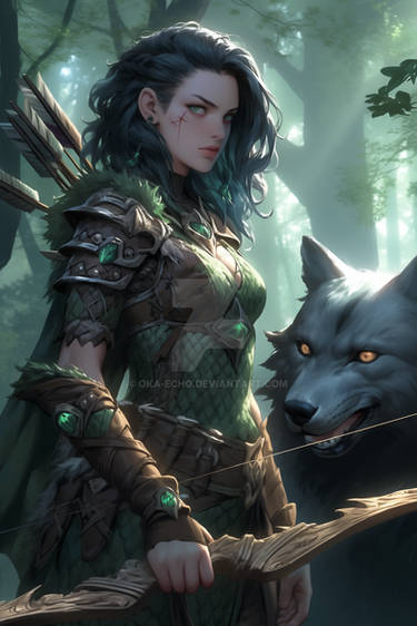 Drow Ranger by bakarov on DeviantArt