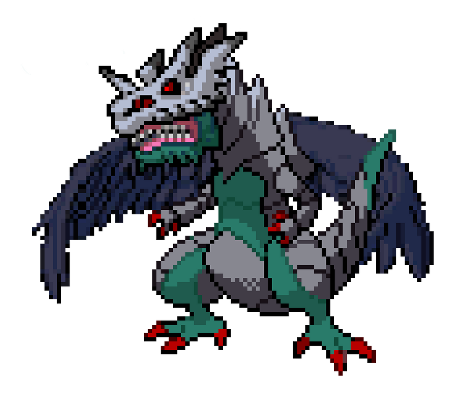 Digimon Pokemon Sprite fusion