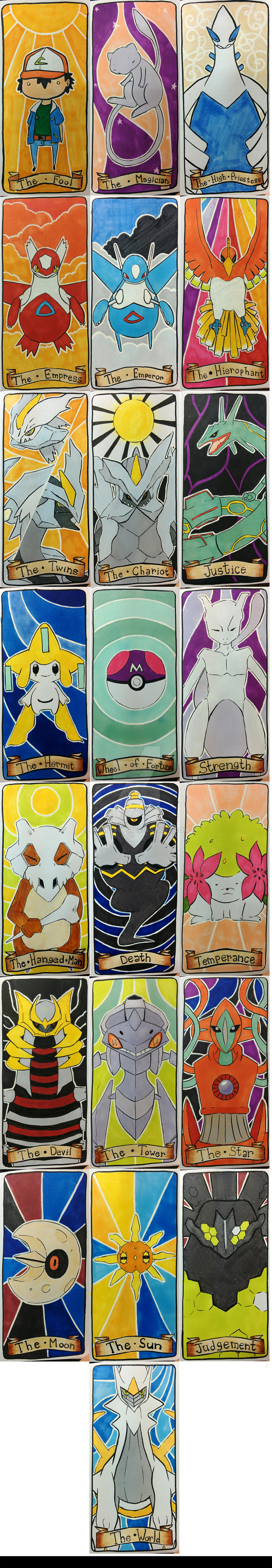 pokemon tarot cards Pokmon Pack (11 Authentic Pokmon Cards) Holo Guaranteed It has everything you need to start your journey of fortune Pokemon Tarot Series Arcana Cards