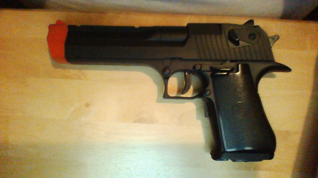 Desert Eagle Style Aeg Airsoft Pistol By Guardmn On Deviantart