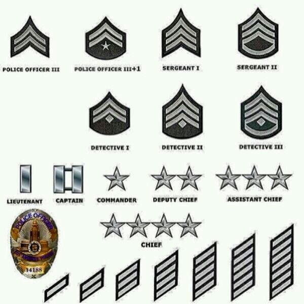Lasd Ranks Los Angeles Police Department Rank Insignia by guardmn on DeviantArt
