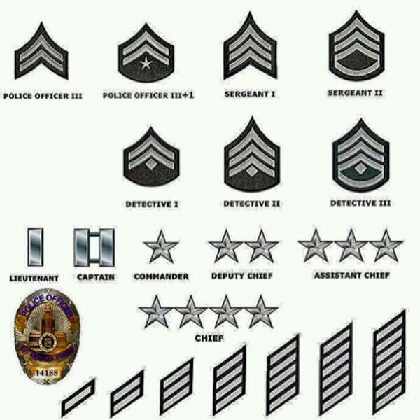 Los Angeles Police Department Rank Insignia