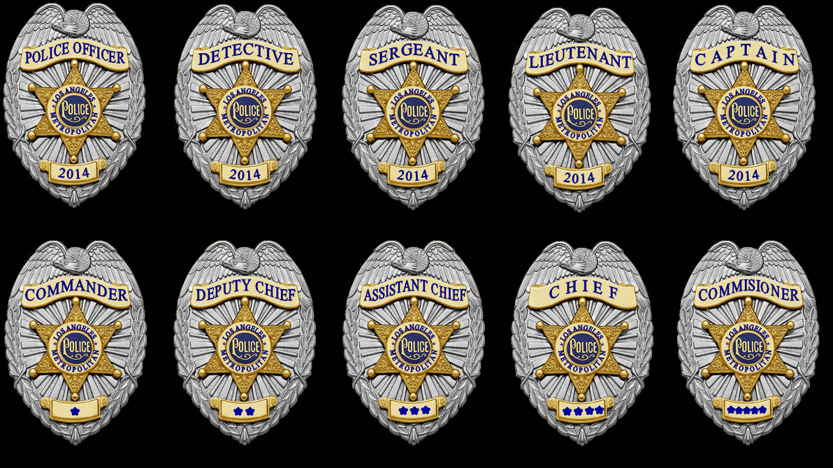 Coreline LAPD Metropolitan Police Badges by guardmn on DeviantArt