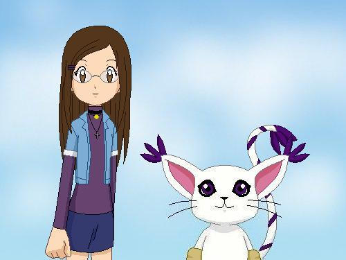Digimon OC - Girl and Digimon by SailorFlower on DeviantArt