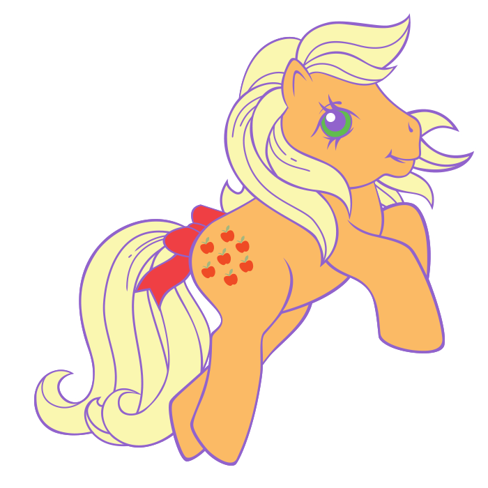 My Little Pony G1 Applejack by BundleOfYoy on DeviantArt