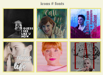 icons # font
