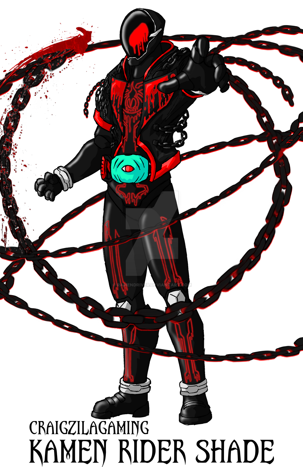 Kamen Rider Fade COMMISSION : Kamen Rider Shade by RamenDriver on DeviantArt