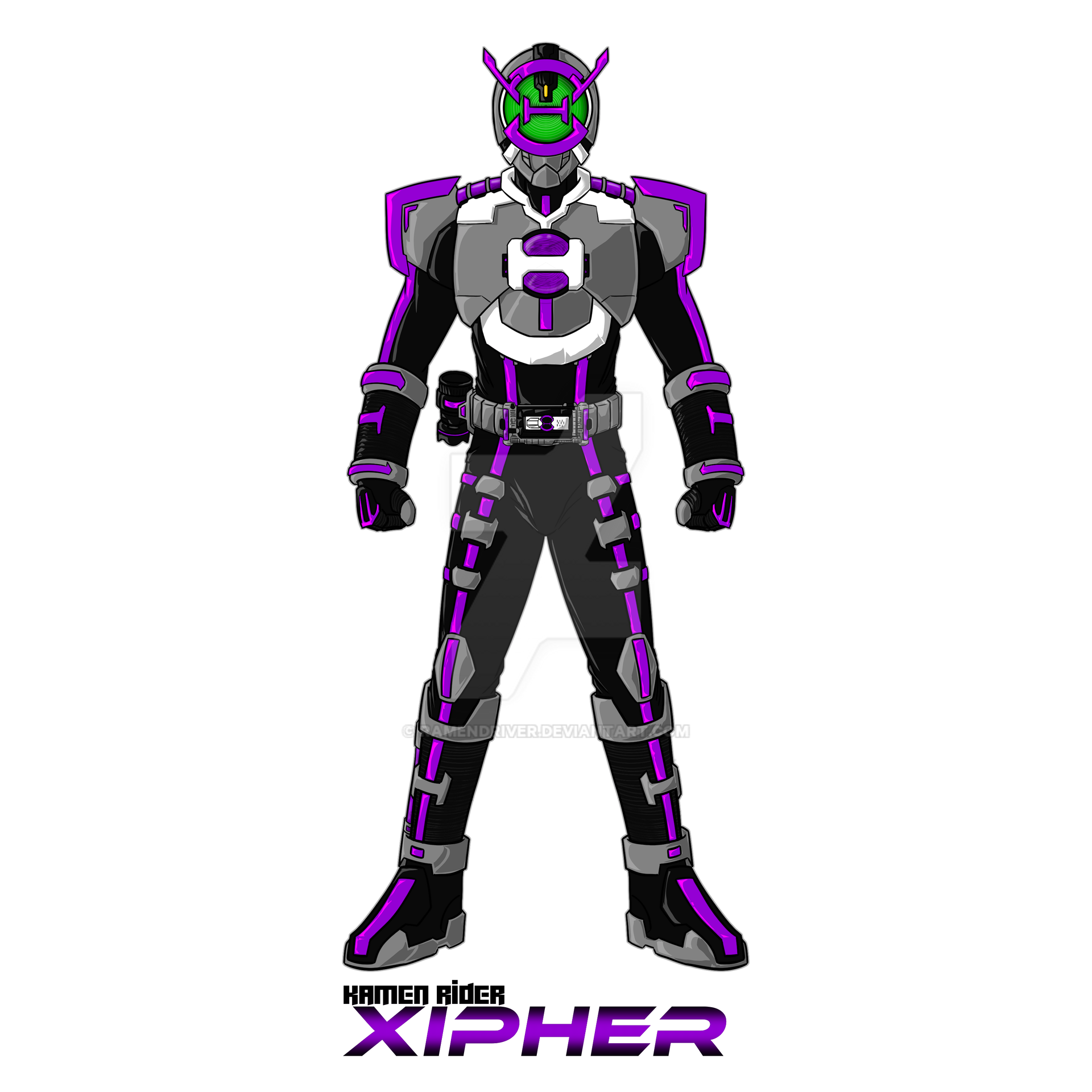 Xipher COMM: Kamen Rider Xipher by RamenDriver on DeviantArt