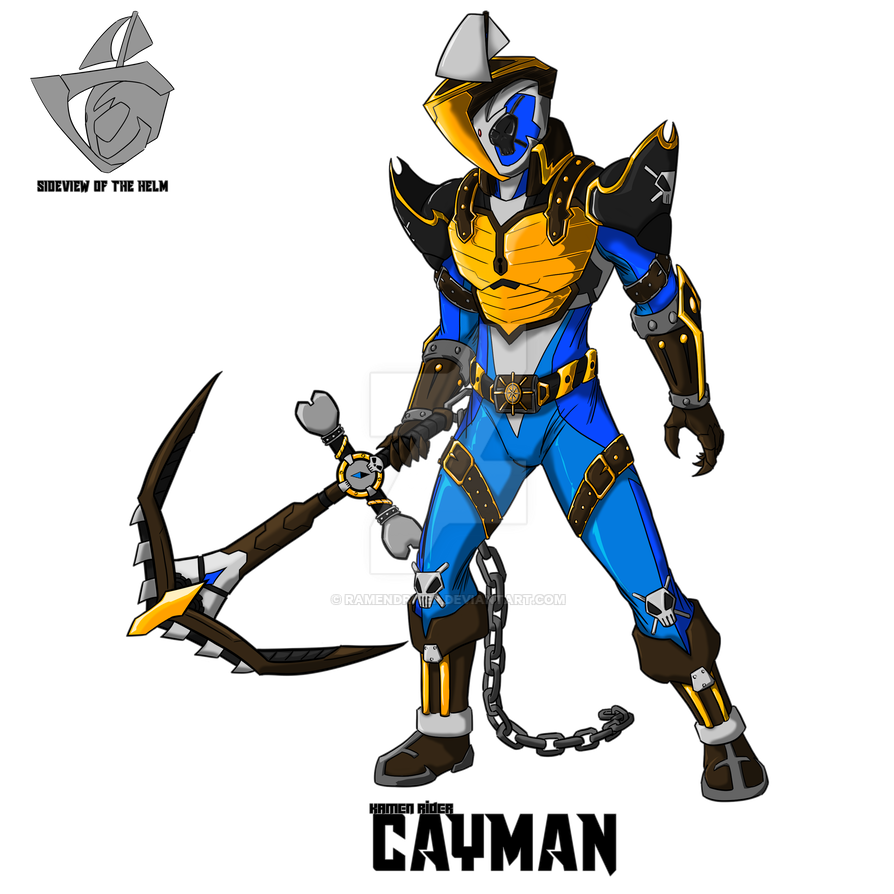COMM: Kamen Rider Cayman by RamenDriver on DeviantArt
