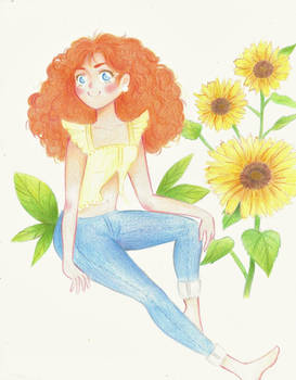 Sunflower Girl