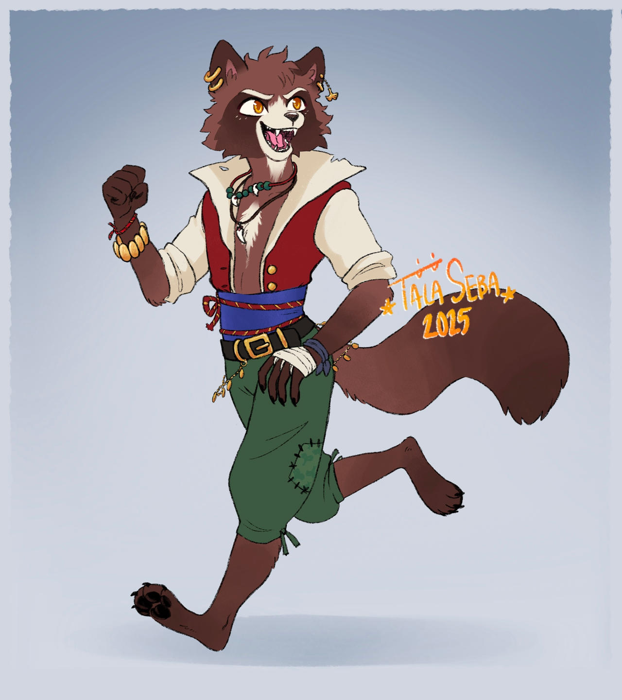 Jax - Raccoon Mink (One Piece OC) by TalaSeba on DeviantArt