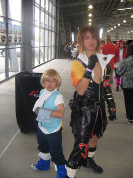 Zindane and Tidus cosplay