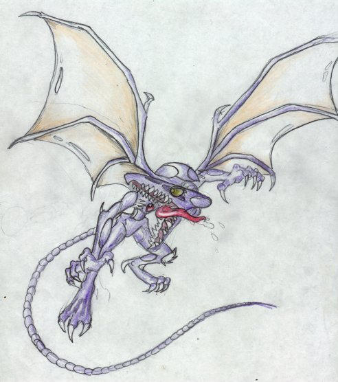 Baby Ridley Draw Ridley by Riku2099 on DeviantArt