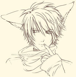 .Fox Boy. -Lineart-