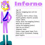 Inferno the hedgehog profile