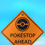 Pokestop Ahead! Phone wallpaper (1440x2560)